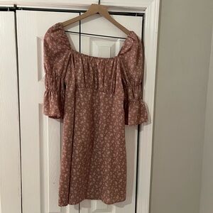 Umgee rose mini dress